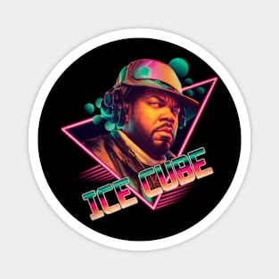 Ice cube cyberpunk Magnet